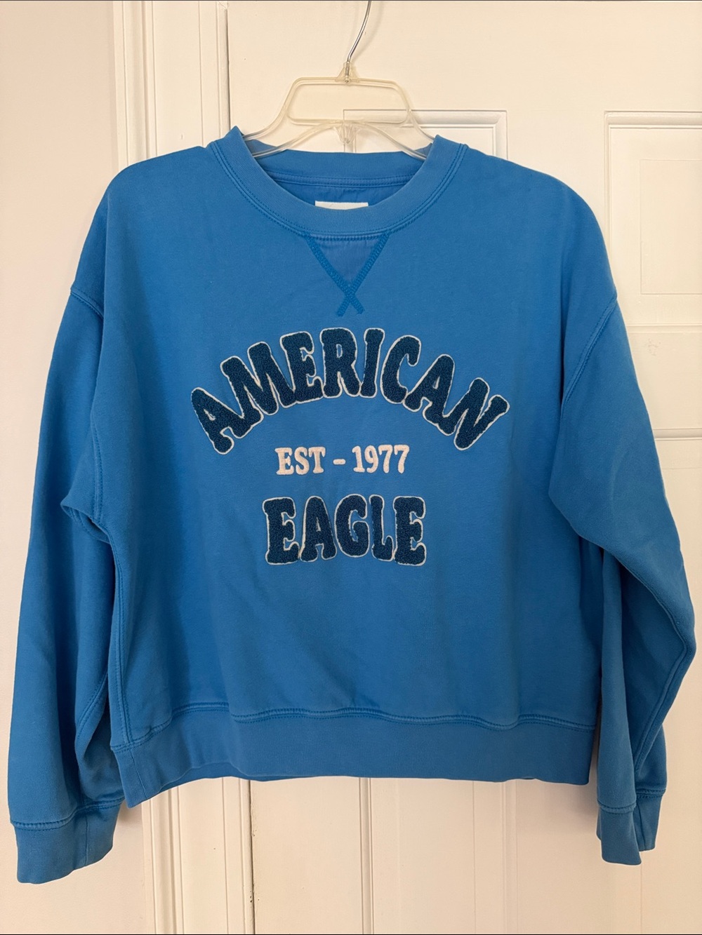 American Eagle Blue Crewneck Sweatshirt